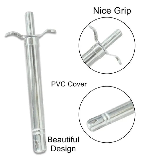 Stainless Steel Gas Lighter – No Battery, No Match, No Fuse