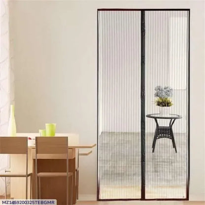 Magnetic Flyscreen Door – Full-Frame Hook & Loop with Push Pins