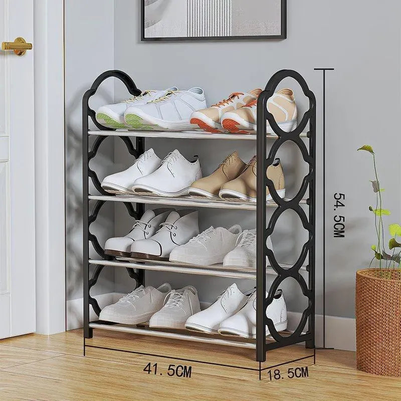 4-Tier Metal Shoe Rack Organizer