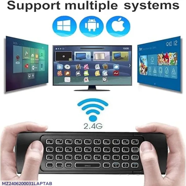 2.4G Air Mouse Remote Control with Keyboard