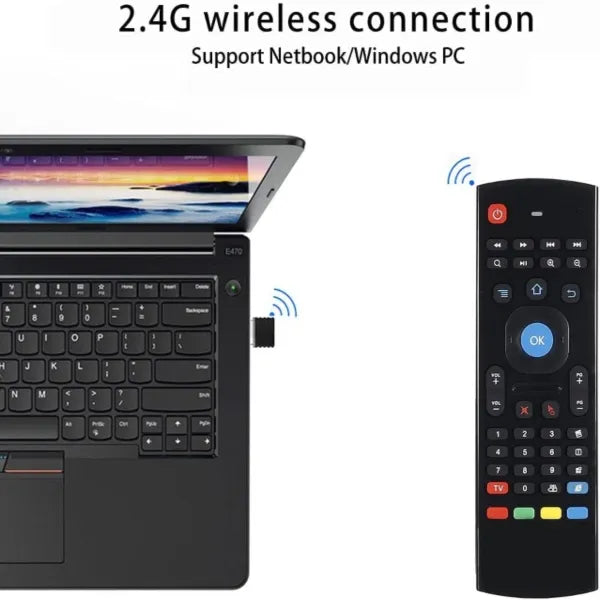 2.4G Air Mouse Remote Control with Keyboard