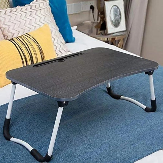 Foldable Laptop Bed Table with Cup Holder