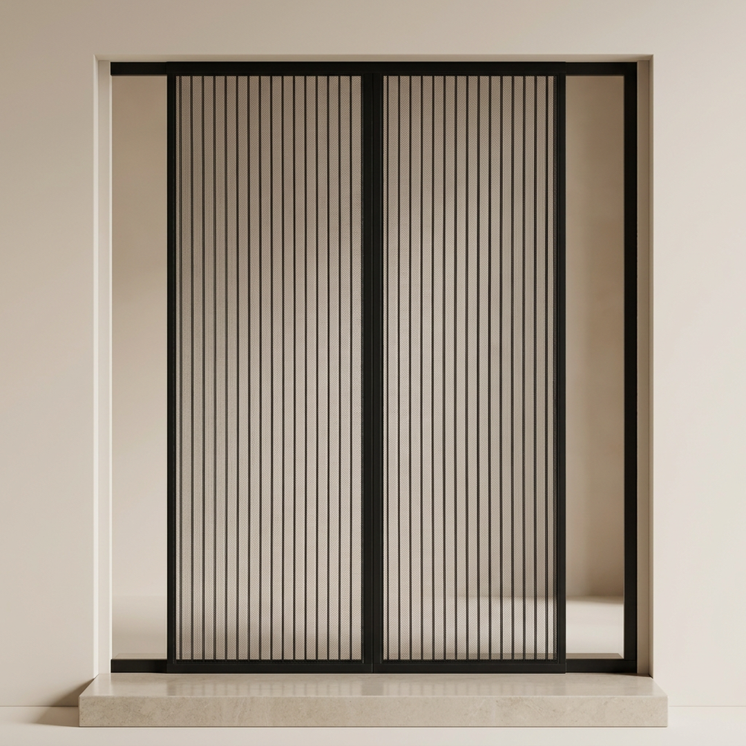 Magnetic Flyscreen Door – Full-Frame Hook & Loop with Push Pins